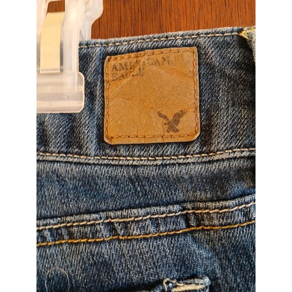 American Eagle Artist Stretch Med Wash Jeans 5 Pockets Women’s Size 12 - Picture 16 of 16